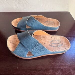Kork Ease Tutsi Cross Band Amboy Slide Sandals